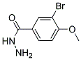 3-BROMO-4-METHOXY-BENZOIC ACID HYDRAZIDE Struktur