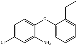 5-CHLORO-2-(2-ETHYLPHENOXY)ANILINE Struktur