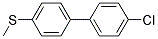 4-CHLORO-4'-METHYLTHIOBIPHENYL Struktur