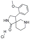 4-(2-METHOXYPHENYL)-2,7-DIAZASPIRO[4.5]DECAN-1-ONE HYDROCHLORIDE Struktur