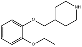 4-[(2-ETHOXYPHENOXY)METHYL]PIPERIDINE Struktur