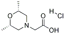 [(2R,6S)-2,6-DIMETHYLMORPHOLIN-4-YL]ACETIC ACID HYDROCHLORIDE Struktur