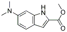 6-DIMETHYLAMINO-1H-INDOLE-2-CARBOXYLIC ACID METHYL ESTER Struktur