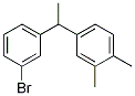 4-[1-(3-BROMO-PHENYL)-ETHYL]-1,2-DIMETHYL-BENZENE Struktur