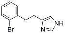 4-[2-(2-BROMO-PHENYL)-ETHYL]-1H-IMIDAZOLE Struktur