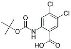 2-(TERT-BUTOXYCARBONYLAMINO)-4,5-DICHLOROBENZOIC ACID Struktur