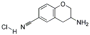 3-AMINO-CHROMAN-6-CARBONITRILE HYDROCHLORIDE Struktur