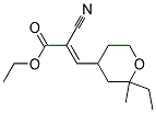 (E)-2-CYANO-3-(2-ETHYL-2-METHYL-TETRAHYDRO-PYRAN-4-YL)-ACRYLIC ACID ETHYL ESTER Struktur