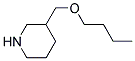 3-(BUTOXYMETHYL)PIPERIDINE Struktur