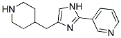 3-(4-PIPERIDIN-4-YLMETHYLIMIDAZOL-2-YL)PYRIDINE Struktur