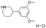 3-(3,5-DIMETHOXYPHENYL)PIPERIDINE HYDROCHLORIDE Struktur