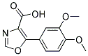 5-(3,4-DIMETHOXYPHENYL)-OXAZOLE-4-CARBOXYLIC ACID Struktur