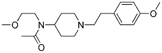 N-(2-METHOXYETHYL)-N-(1-[2-(4-METHOXYPHENYL)ETHYL]PIPERIDIN-4-YL)ACETAMIDE Struktur