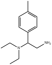 N1,N1-DIETHYL-1-P-TOLYL-ETHANE-1,2-DIAMINE Struktur