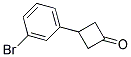 3-(3-BROMOPHENYL)-CYCLOBUTANONE Struktur