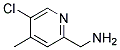 C-(5-CHLORO-4-METHYL-PYRIDIN-2-YL)-METHYLAMINE Struktur