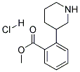 METHYL 2-(PIPERIDIN-3-YL)BENZOATE HYDROCHLORIDE Struktur