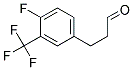 3-(4-FLUORO-3-TRIFLUOROMETHYL-PHENYL)-PROPIONALDEHYDE Struktur