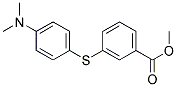 3-(4-DIMETHYLAMINO-PHENYLSULFANYL)-BENZOIC ACID METHYL ESTER Struktur