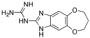 N-7,8-DIHYDRO-1H,6H-[1,4]DIOXEPINO[2,3-F]BENZIMIDAZOL-2-YLGUANIDINE Struktur