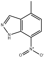 4-METHYL-7-NITRO-1H-INDAZOLE Struktur