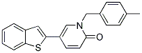 5-(1-BENZOTHIEN-2-YL)-1-(4-METHYLBENZYL)PYRIDIN-2(1H)-ONE Structure