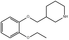 3-[(2-ETHOXYPHENOXY)METHYL]PIPERIDINE Struktur