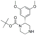 (R)-2-(3,5-DIMETHOXY-PHENYL)-PIPERAZINE-1-CARBOXYLIC ACID TERT-BUTYL ESTER Struktur