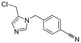 4-(5-CHLOROMETHYLIMIDAZOL-1-YLMETHYL)BENZONITRILE Struktur