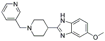 5-METHOXY-2-[1-(PYRIDIN-3-YLMETHYL)PIPERIDIN-4-YL]-1H-BENZIMIDAZOLE Struktur