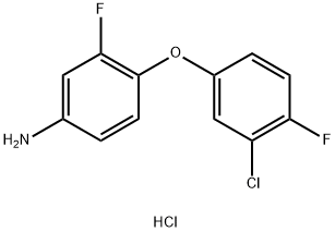 4-(3-CHLORO-4-FLUOROPHENOXY)-3-FLUOROPHENYLAMINE Struktur