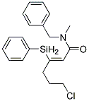 6-CHLORO-(Z)-3-PHENYLSELANYL-HEX-2-ENOIC ACID BENZYLMETHYLAMIDE Struktur