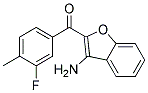 (3-AMINO-1-BENZOFURAN-2-YL)(3-FLUORO-4-METHYLPHENYL)METHANONE Struktur