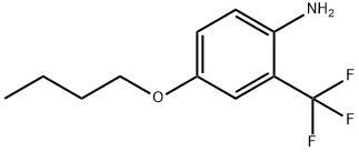 4-BUTOXY-2-(TRIFLUOROMETHYL)ANILINE Struktur