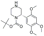 (S)-2-(2,4,5-TRIMETHOXY-PHENYL)-PIPERAZINE-1-CARBOXYLIC ACID TERT-BUTYL ESTER Struktur