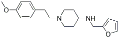 N-(2-FURYLMETHYL)-1-[2-(4-METHOXYPHENYL)ETHYL]PIPERIDIN-4-AMINE Struktur