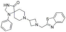 8-[1-(1,3-BENZOTHIAZOL-2-YLMETHYL)AZETIDIN-3-YL]-1-PHENYL-1,3,8-TRIAZASPIRO[4.5]DECAN-4-ONE Struktur