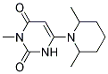 6-(2,6-DIMETHYLPIPERIDIN-1-YL)-3-METHYLPYRIMIDINE-2,4(1H,3H)-DIONE Struktur