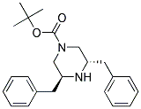 (3S,5S)-3,5-DIBENZYL-PIPERAZINE-1-CARBOXYLIC ACID TERT-BUTYL ESTER Struktur