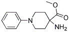 METHYL 4-AMINO-1-PHENYLPIPERIDINE-4-CARBOXYLATE Struktur