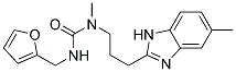 N'-(2-FURYLMETHYL)-N-METHYL-N-[3-(5-METHYL-1H-BENZIMIDAZOL-2-YL)PROPYL]UREA Struktur