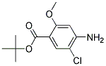 TERT-BUTYL 4-AMINO-5-CHLORO-2-METHOXYBENZOATE Struktur