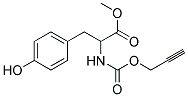 3-(4-HYDROXY-PHENYL)-2-PROP-2-YNYL-OXYCARBONYLAMINO-PROPIONIC ACID METHYL ESTER Struktur