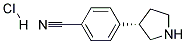 (S)-4-(PYRROLIDIN-3-YL)BENZONITRILE HYDROCHLORIDE Struktur