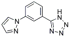 5-[3-(1H-PYRAZOL-1-YL)PHENYL]-1H-TETRAZOLE Struktur