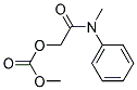 CARBONIC ACID METHYL ESTER (METHYL-PHENYL-CARBAMOYL)-METHYL ESTER Struktur