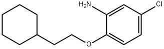 5-CHLORO-2-(2-CYCLOHEXYLETHOXY)ANILINE Struktur