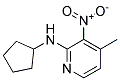 CYCLOPENTYL-(4-METHYL-3-NITRO-PYRIDIN-2-YL)-AMINE Struktur