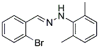 N-(2-BROMO-BENZYLIDENE)-N'-(2,6-DI-METHYL-PHENYL)-HYDRAZINE Struktur