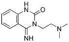 3-[2-(DIMETHYLAMINO)ETHYL]-4-IMINO-3,4-DIHYDROQUINAZOLIN-2(1H)-ONE Struktur